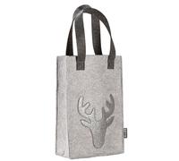Sac cadeau en feutre Gilde cerf Glitter Gris foncé