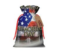 Sac cadeau en toile avec cordon de serrage - Réutilisable - Motif soldats militaires américains