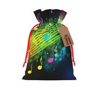 Sac cadeau en toile de jute colorée avec cordon de serrage avec étiquette, pochette en lin réutilisable pour Noël, anniversaire, fête, petit emballage cadeau S