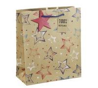 Sac cadeau 'Etoiles Kraft', moyen
