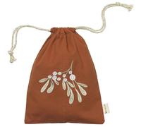 Sac cadeau Fabelab Mistletoe embroidery Marron TU