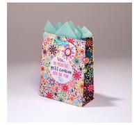 Sac cadeau Flower Power PML 14 x H 18fleurs G