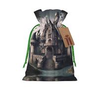 Sac cadeau gothique avec cordon de serrage Motif château de fées