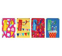 Sac cadeau "Happy Birthday" 18x23 - Parfait pour vos cadeaux d'anniversaire