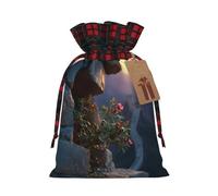 Sac cadeau imprimé rose sauvage dans un superbe sac cadeau en toile de jute avec blocage des couleurs