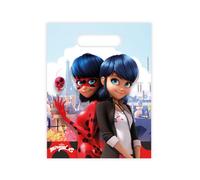 Sac cadeau - Miraculous - Lady Bug - 6 pièces - Multicolore - Plastique