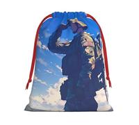 Sac cadeau multifonction en velours super doux avec cordon de serrage pour le rangement Motif soldats militaires américains