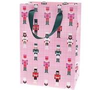 Sac Cadeau Noël - Petit Format - Casse-Noisette Rose - 18 x 16 x 12 cm Rose