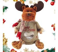 Sac-cadeau Noël | Sac ma chérie veille Noël | Mignon en peluche jouet Noëls Canda cordons-cadeaux | Décorations rangement cadeaux Noëls à grande capacité réutilisables pour les faveurs de la fête