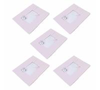 Sac Cadeau Papier Fourre-tout Sac À Provisions Unique Dessin Animé Portable Avec Poignées Pour Cadeau Donner Bébé Douches Décorations De Fête Carton Blanc Plastique 33x25x12cm 5 (B&B Fraise)