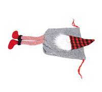 Sac cadeau Père Noël sans visage avec cordon de serrage pour fête, exquis, multi-usage, réutilisable, respectueux de l'environnement, sans goût, tissu peluche à stockage rapide