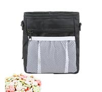 Sac cadeau pour chien : sac de sandwich pour animaux de compagnie de grande capacité avec fermeture à cordon, transporteur pratique avec distributeur de sacs à | Accessoire de marche pour animaux