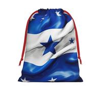 Sac cadeau réutilisable avec cordon de serrage imprimé drapeau du Honduras, cadeau d'anniversaire, mariage, organisation quotidienne d'événements