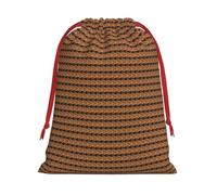 Sac cadeau réutilisable avec cordon de serrage imprimé pizza pepperoni 3D pour anniversaire, mariage, organisation quotidienne d'événements