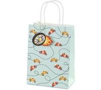 sac cadeau voiture étiquette roue feu 10.5x18x25cm - générique tnp31 G
