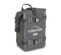 Givi Canyon GRT722B 8L, sac latéral étanche 8 l Noir/Gris Noir/Gris