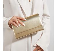 Sac carré à rabat en métal décoratif, de couleur unie et imperméable, style rétro décontracté. Convient aux adolescents, femmes, étudiants universitaires, jeunes professionnels et employés de bureau.