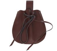 Sac Ceinture de Chevalier médiéval, Pochette à Cordon, Accessoire de Cosplay, Accessoire de scène de la Renaissance européenne Portefeuilles(Brown)