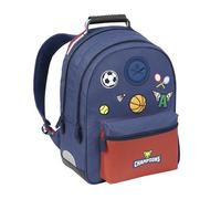 VIQUEL - Sac à dos primaire CHAMPIONSHIP Enfants - 2 compartiments - en Polyester Résistant - Fermeture zip - 30x40x18cm