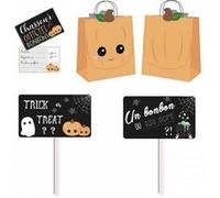 Sac chasse aux bonbons Tim & Puce Kit Special Sweety Halloween Orange G