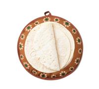 Sac chauffant pour tortillas - 30,5 cm Lock Moisture Keep | Sac isotherme chaud | 30 x 30 cm pour chauffe-tortilla et micro-ondes pour les amateurs de cuisine mexicaine