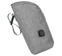 Sac chauffe-biberon pour - Sac isotherme pour bouteille de lait | sac à biberon isolé avec réglage de la température pour le stockage du lait maternel pour voyager et conduire, Gris,