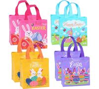 Sac chercheur d'œufs de Pâques pour enfants 8 pièces mélange de couleurs