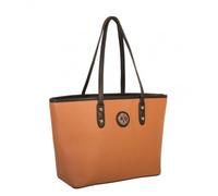 Sac Christian Lacroix Eternity 9 Cognac/Noir - CHRISTIAN LACROIX - Cabas - Marron - Synthétique - Bandoulière