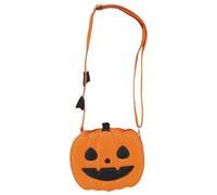FIESTAS GUIRCA | Sac Citrouille Noir (20x18 cm) - Accessoire de Décoration pour Halloween et Fêtes Costumées - Idéal pour Tous les Utilisateurs - Complément de Fête et Célébrations - Noir