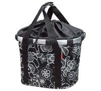 Sac City Reisenthel Bikebasket Fleur Noir 35x28x26CM 2179239520 KLICKFIX Porte