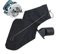 Sac collecteur de poussière pour scie à onglet, sac à poussière transparent et efficace | Sacs collecteurs de poussière robustes accessoires de scie à onglet efficacité de filtration durable