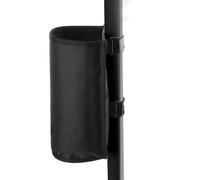 Sac compact en nylon pouvant contenir jusqu'à 20 baguettes avec panneau arrière fixe stable en polypropylène et crochets en silicone pour garder les articles en sécurité pendant le transport (droit