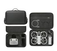 Sac compact pour drone DJI Avata 360 et accessoires de contrôleur avec sangle de transport et supports d'hélice, étanche et résistant aux chocs (noir)