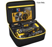 Sac compatible avec l'outil de découpe DEWALT 20V MAX 3 en 1 sans balais (DCS438B), étui de rangement, support de transport, organisateur pour chargeur noir