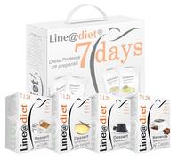 Sac complet Line@diet 7 jours, option douce. 28 sachets de protéines, pendant une semaine, sans sucres ni glucides.