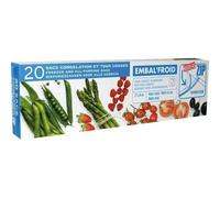 Sac congélation zip - SCHWEITZER - Moyen modèle - 27x28 cm - Lot de 20 pièces