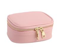 Sac Cosmétique avec Miroir LED, Sac de Maquillage de vanité Portable Rosée Rechargeable avec 3 Température de Couleur Dimmable pour Le Voyage