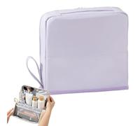 Sac Cosmétique de Voyage, Trousse de Maquillage Parallèle, Grande Capacité À Compartiments Organisateur Portable Multi Usage pour Voyages Découverte Camping Maison