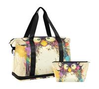 Sac cosmétique esthétique fourmis grand sac à main pour l'aéroport avec poche nasale, sangle réglable, sac de sport, sac de sport, sac d'entraînement, étanche, pour homme et femme