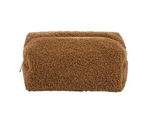 Sac cosmétique - Pouque de maquillage | Organisateur de sacs de maquillage | Soupchée des organismes de cosmétiques | Purs à main de pièce portable | Élégant étui de toilette de voyage | Initiales réu