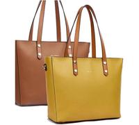 Sac créateur 'Ted lapidus' jaune - 32x29x13 cm [A1046]
