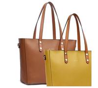 Sac créateur 'Ted lapidus' marron gold - 32x29x13 cm [A1045]