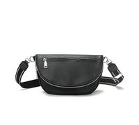Sac croissant de lune pliable en nylon avec sangle réglable pour homme et femme, Z-PU-Noir, Mode et loisirs