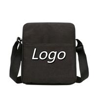 Sac Crossbody Personnalisé - Personnalisé avec N’Importe Quel Logo Ou Texte - Sac À Bandoulière Décontracté pour Hommes et Femmes - Parfait pour Les Voyages Color4,18.5 * 6.5 * 23CM