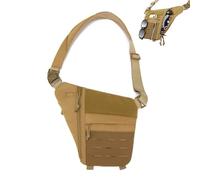 Sac crossbody powios, anti-vol Sac à coffre à épaule tactique extérieur multifonctionnel Sa-c à coffre, pour Sport (A4)