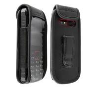 Sac Cuir avec Clip Ceinture pour Crosscall Spider X4 noir Housse de protection Etui