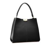 Sac cuir 'Ted lapidus' noir - 32x27x15 cm [R6818]