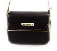 Sac cuir ""Ted lapidus"" noir beige