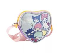 Sac cœur fille Hello Kitty avec motif enfant - Sac cœur licence Hello Kitty pour cadeau et usage quotidien