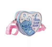 Sac cœur fille Stitch avec motif enfant - Sac cœur licence Stitch pour cadeau et usage quotidien